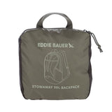 Eddie Bauer Stowaway Packable Backpack | Travel | Outdoor | Lightweight | Foldable | Durable | Ripstop Polyester | 30L - Spruce Green
