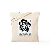 CafePress Obey The Schnoodle Propaganda Tote Bag Reusable Natural Beige Canvas Shopping Bag