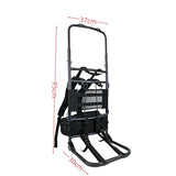 ZRSCHYG Hunting External Pack Frame with Rain Cover, Adjustable Straps, External Frame Backpack for Heavy Loads - Hunting, Backpacking, Tactical Use, (black)