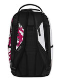 Sprayground Crash Graff Turbo Backpack, 18x6x11.5 Inch, Black, PVC, Laptop Compartment, Adjustable Straps