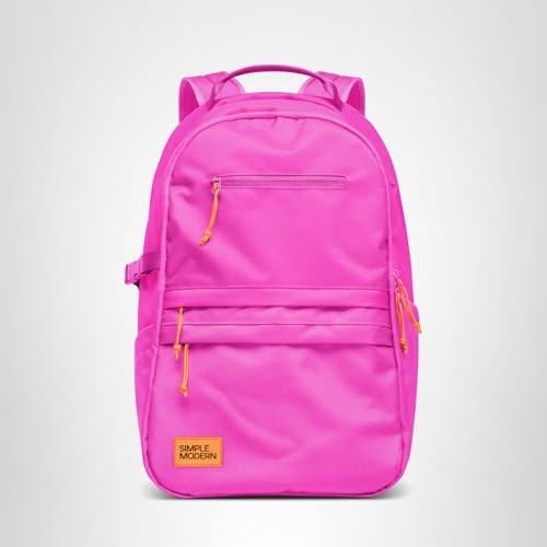 Simple Modern Ellis Backpack for School | Medium 20L Elementary Middle and High School Bookbag for Kids and Teens | Girls and Boys | Raspberry Vibes