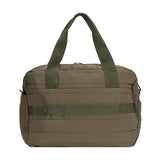 PUMA Isla Carryall, Trendy Weekender with Shoe Pocket, Removable Strap & Quilted Style, Loden Green