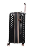It Luggage Glitzy 31" Hardside Checked 8 Wheel Expandable Spinner, Black