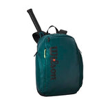 WILSON Blade V9 Super Tour Tennis Backpack - Holds up to 2 Rackets, Green/Black