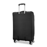 American Tourister 4 KIX 3.0 Checked-Medium 24-Inch Spinner (Black)