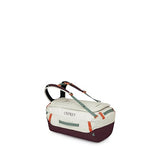 Osprey Transporter 40L Lightweight Travel Duffel Backpack - Water Resistant Gear Bag for Men and Women, Mystery White