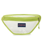 JanSport Clear Waistpack – 1L Transparent Fanny Pack, One Main Compartment, Adjustable Hip Belt & Crossbody Strap, Citron Lime