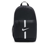 NIKE Unisex Academy Team Sports backpack (pack of 1), Black/Black/White, 18 long, Sport