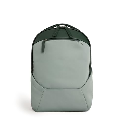 Troubadour Apex 4.0 Compact - 16L Premium Laptop Backpack - Ergonomic & Water Resistant - Designed for Work and Travel - Green Smoke | Backpacks4Less