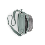 TUMI - Voyageur Teghan Crossbody - Women's Compact Everyday Purse with Leather Trim - Thyme