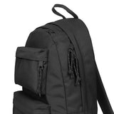 EASTPAK Padded Double – 24L Squared Backpack with Dual Front Pockets, 13” Laptop Sleeve, Bottle Holder & Padded Straps, Black