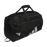adidas Defender 5 Duffel Bag for Sports, Gym and Travel, Black/Silver Metallic, OSFA