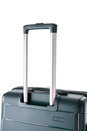 Rockland Vienna Hardside Luggage with Spinner Wheels, Green, 3-Piece Set (20/24/28)