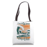Even the Waves Obey His Voice Christian Bible Verse Surfing Tote Bag