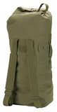 Rothco Canvas Double Strap Duffle Bag: 89.6L Capacity for Durability and Convenience – Olive Drab