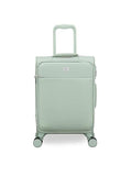 It Luggage Lustrous Luxe 22" Softside Carry-On 8 Wheel Spinner, Desert Sage