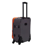 Rockland Pasadena Softside Spinner Wheel Luggage, Charcoal, Carry-On 20-Inch, F2281-CHARCOAL