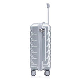Beuiosda 20-Inch Hard Shell Carry On Luggage with 360° Spinner Wheels, Carry On Luggage 22x14x9 Airline Approved with TSA Lock, Scratch Resistant Surface, Lightweight Durable Maletas De Viaje (Silver)