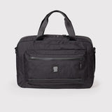 Topo Designs Global Pro 3-Way Briefcase, Waterproof X-Rip Fabric, Metal Hardware, Removable Shoulder Strap, Stowable Backpack Straps, Rugged + Minimalist PFC-Free (Black)