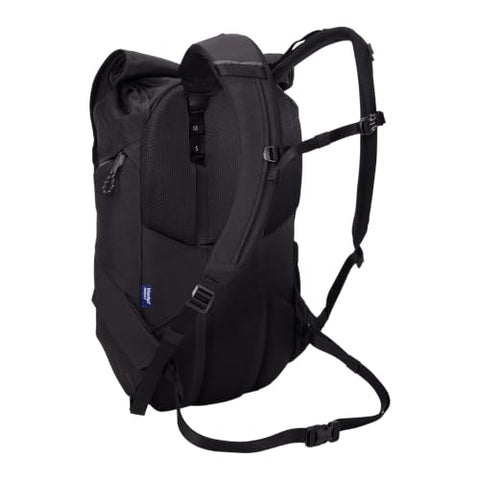 Thule Paramount Bike Commuter Backpack - 20L Capacity - Adjustable fit - 16" Padded Laptop Sleeve and 11" Tablet Pocket - Rolltop Closure - Side Phone Pocket - Taillight Loop