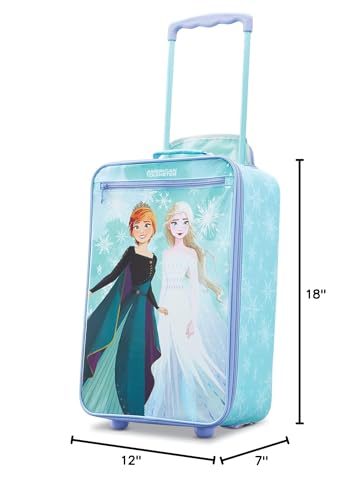American Tourister Disney Softside Upright Luggage, Frozen, Carry-On 18-Inch