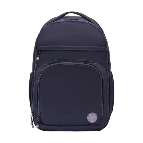 PUMA Women's Downbeat Matte Nylon Backpack with Laptop Compartment & Media Pocket, Deep Plum, One Size