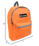 Everest 1045K Basic Backpack, 15", Orange