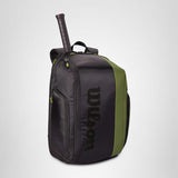 Wilson Blade V8 Super Tour Tennis Backpack - Green/Black, Holds up to 2 Rackets
