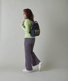 Anero ATB0197Z Backpack with Clasp, S, A4 Base, Water Repellent, Multiple Storage, PC Storage, Navy x Olive