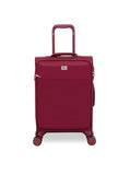 It Luggage Lustrous Luxe 22" Softside Carry-On 8 Wheel Spinner, French Port