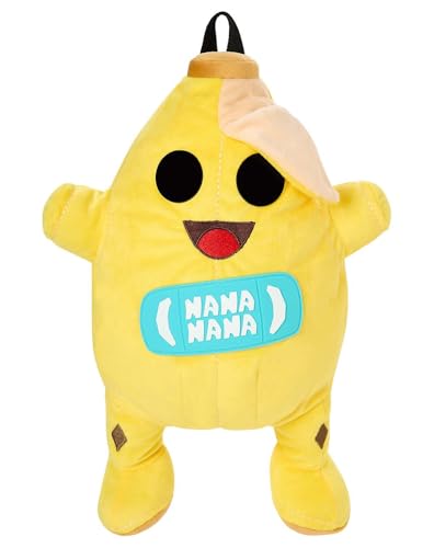 Spirit Halloween Fortnite Nanner Buddy Back Bling Backpack, Officially Licensed, Back Bling, Yellow Banana Bag, Unisex Adult, ONE Size FITS Most Standard, Multicolor