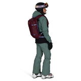 Osprey Glade 12 - Ski and Snowboard Hydration Pack - Cold-Weather Winter Backpack with 2.5L Water Reservoir, Diagonal Ski Carry, Snowboard Carry and Insulated Harness, Cascade Blue