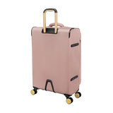 It Luggage Glimmering 32" Softside Checked 8 Wheel Expandable Spinner, Mink Gold
