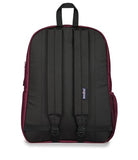 JanSport Cross Town Backpack - Simple Bag for Everyone with 1 Main Compartment, Front Utility Pocket - Premium Class Accessories - Cherry Lacquer