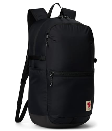Fjällräven High Coast Backpack 24 - Lightweight, Quick-Dry Fabric, Packable Design - Hiking, Travel, Black, One Size