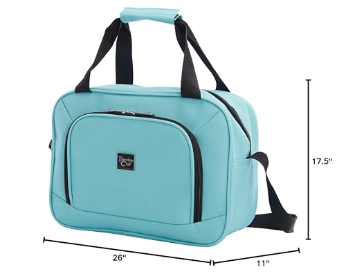 Travelers Club Midtown Hardside 4-Piece Luggage Travel Set, Emerald