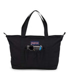 JanSport Daily Tote Spacious Main Compartment, Dual Shoulder Handles, Front Drop Pocket, Zippered Closure, Black
