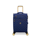 It Luggage Glimmering 22" Softside Carry-On 8 Wheel Expandable Spinner, Ocean Cavern