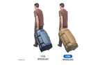 Eagle Creek Cargo Hauler Wheeled Duffel - Durable Duffel Bag for Travel - Easy Access Compartment - Deployable Backpack Straps - Lockable Zipper Opening - Glacier Blue - 130L