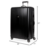SwissGear 7910 Hardside Expandable Luggage with Spinner Wheels, TSA Lock and USB, Black, Checked-Large 27-Inch