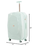 kensie Women's Gemstone Luggage Set, Mint, 20-Inch Carry-On
