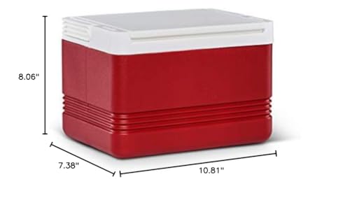 Igloo Legend 6-Can Cooler, Red, 5 Qt