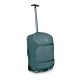 Osprey Farpoint Fairview 36L Wheeled Travel Pack - Carry On Luggage with Wheels - Rolling Backpack Travel Bag, Cascade/Torrent Blue