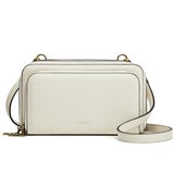 S-ZONE Crossbody Bags for Women Small Purses RFID Vegan Leather Wallets Multi Compartment Zipper Card Slots