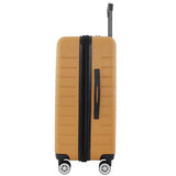 Wrangler Tahoe 3 Piece Spinner Luggage Set, Amber Gold