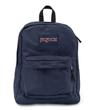 JanSport, Superbreak Backpack, Navy Blue, One Size.