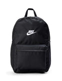 Nike Heritage Backpack, Black/Black/White, MISC