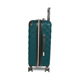 Kenneth Cole REACTION Diamond Tower Collection Lightweight Hardside Expandable 8-Wheel Spinner Travel Luggage, Deep Teal, 28-Inch Checked