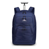 High Sierra Freewheel Pro Wheeled Laptop Backpack Bookbag for Travel or Work with Rotating Handle and Padded Laptop Sleeve, True Navy