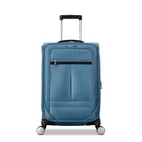 Samsonite Carry-On Soft-Sided Expandable 21-Inch Element Suitcase: Airline Approved for Most Major Airlines, Durable, 360° Spinner Wheels, Adjustable Handle, 2 Front & Side Pocket- CAPTAINS BLUE